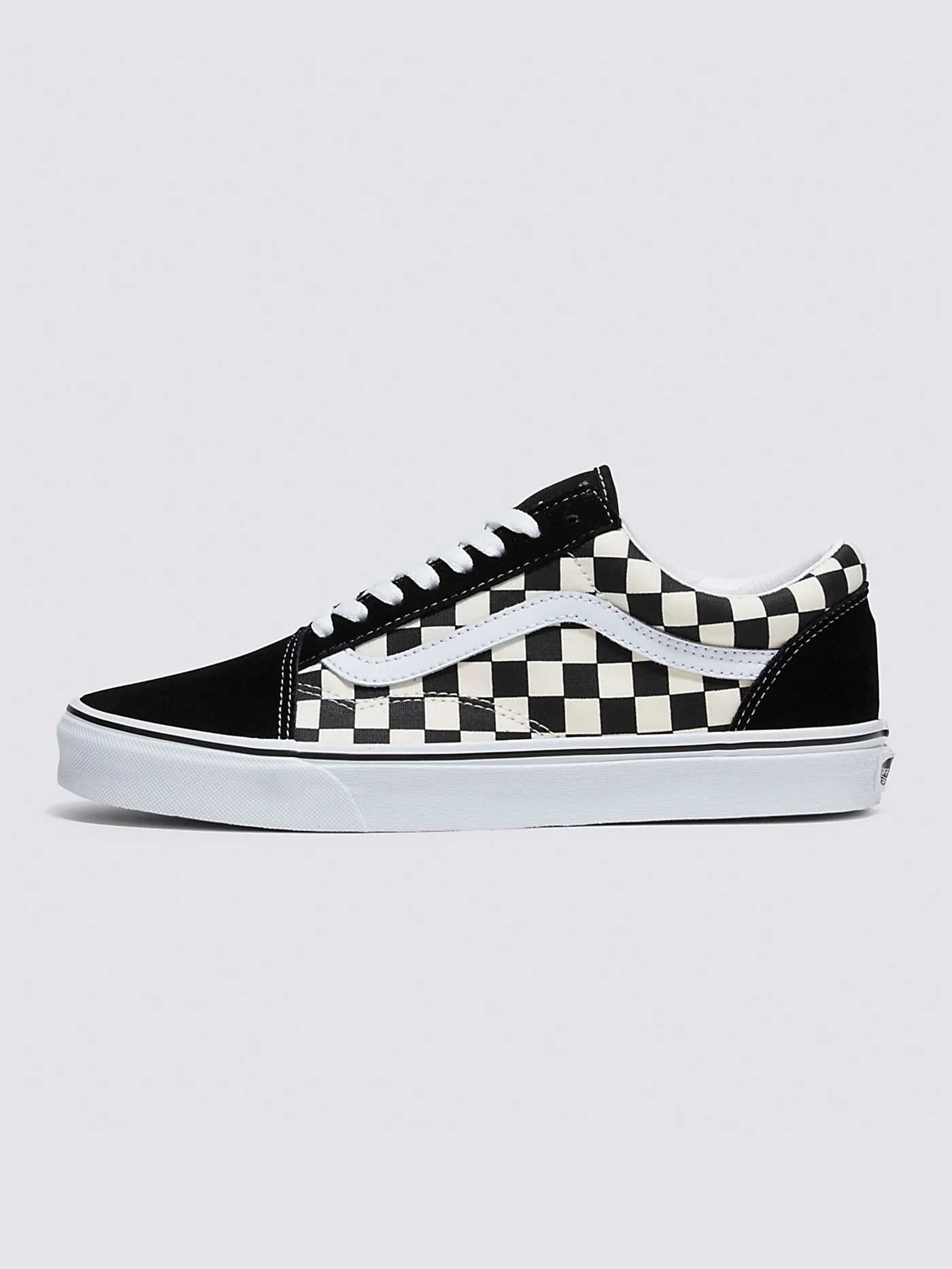 Old Skool Primary Check Black/White Shoes - Image 3