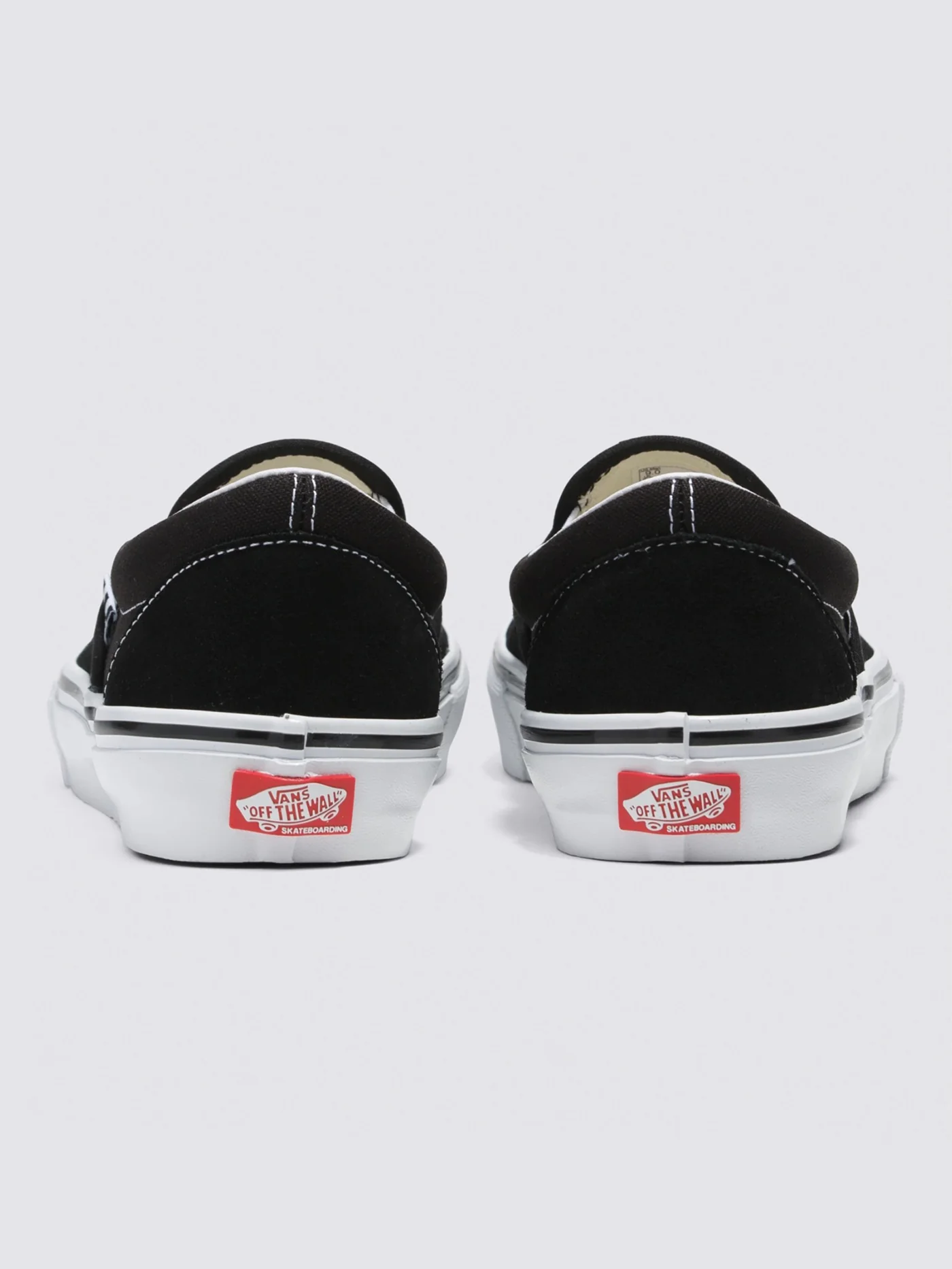 Skate Slip-On Black/White Shoes - Image 4