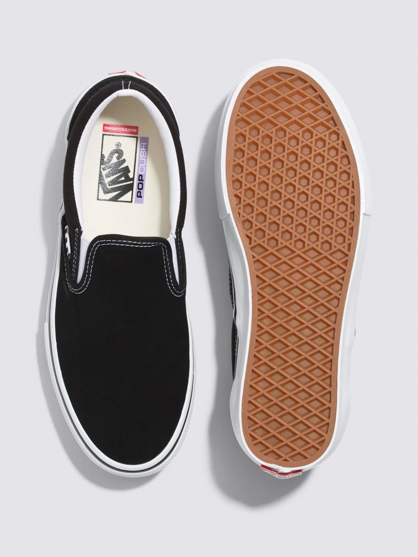Skate Slip-On Black/White Shoes - Image 5